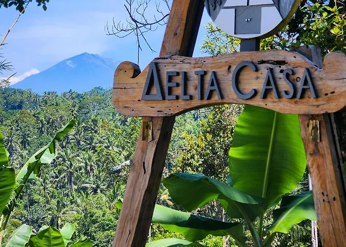 Delta Casa Ubud - A-frame Jungle Retreat With Volcano View And Hot-tubs Villa *