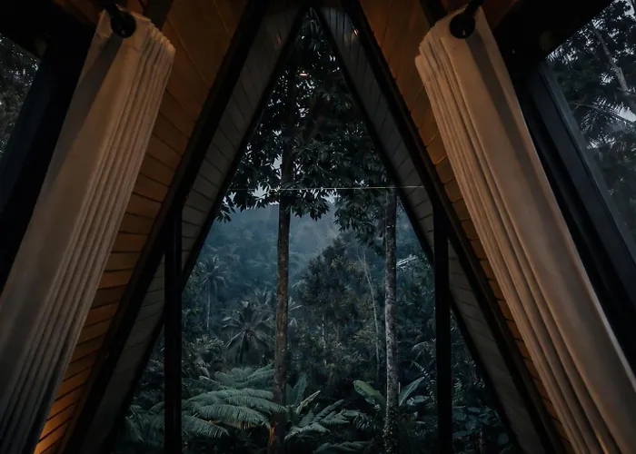 Delta Casa Ubud - A-frame Jungle Retreat With Volcano View And Hot-tubs * Payangan