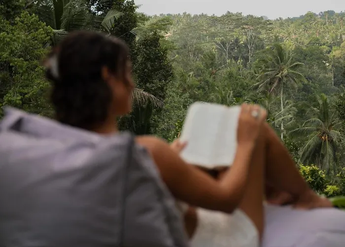 Villa Delta Casa Ubud - A-frame Jungle Retreat With Volcano View And Hot-tubs *