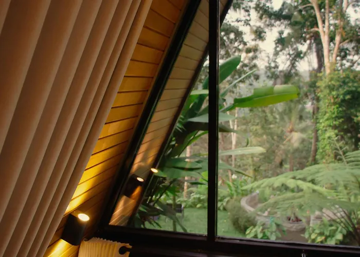 Delta Casa Ubud - A-frame Jungle Retreat With Volcano View And Hot-tubs Villa