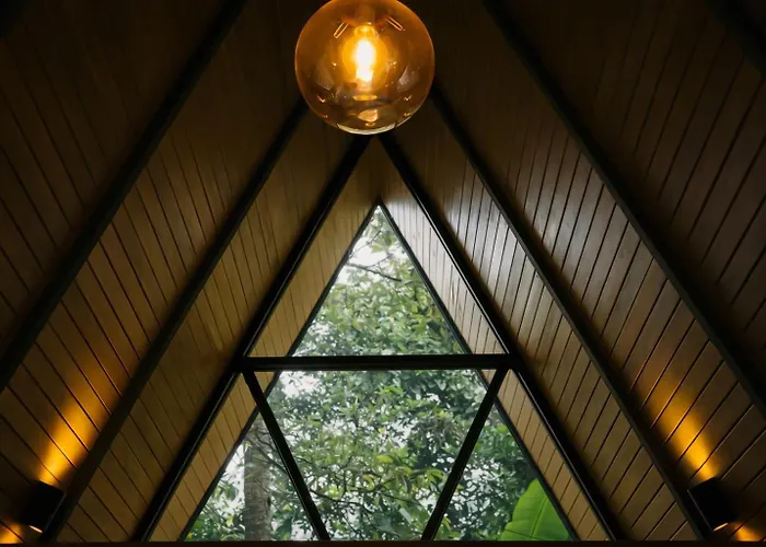 Delta Casa Ubud - A-frame Jungle Retreat With Volcano View And Hot-tubs *
