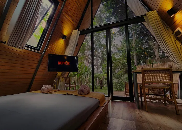 Villa Delta Casa Ubud - A-frame Jungle Retreat With Volcano View And Hot-tubs Payangan