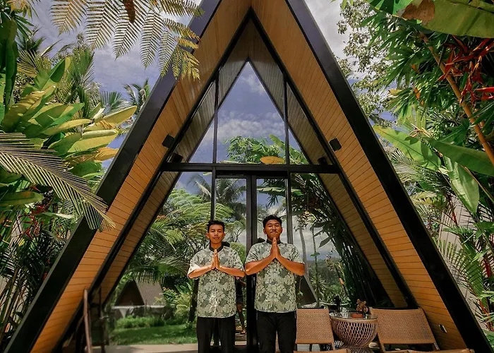 Delta Casa Ubud - A-frame Jungle Retreat With Volcano View And Hot-tubs Payangan