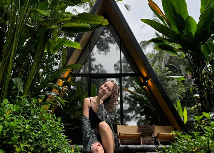 Delta Casa Ubud - A-frame Jungle Retreat With Volcano View And Hot-tubs Villa *