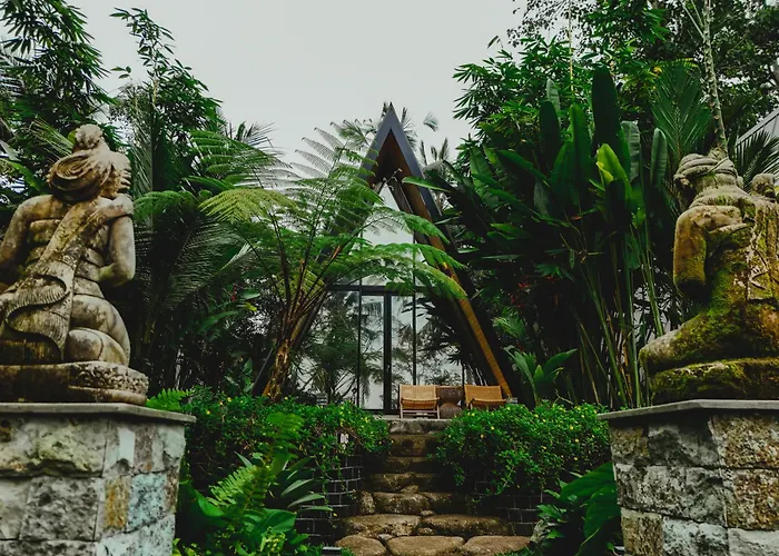Delta Casa Ubud - A-frame Jungle Retreat With Volcano View And Hot-tubs Villa *